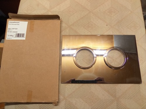Twin rectangle plate - rectangle,