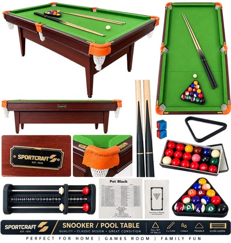 Sportcraft pot black 6ft pool - sportcraft,