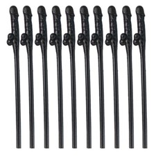 Willy straws black - in, girly
