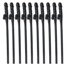Willy straws in black girly