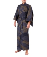 Men's Kimono Yukata Black