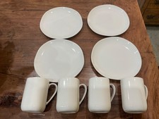 SOPHIE CONRAN PORTMEIRION BREAKFAST SET X 8 MUGS PLATES 8.5” ARBOR VAILLA NEW