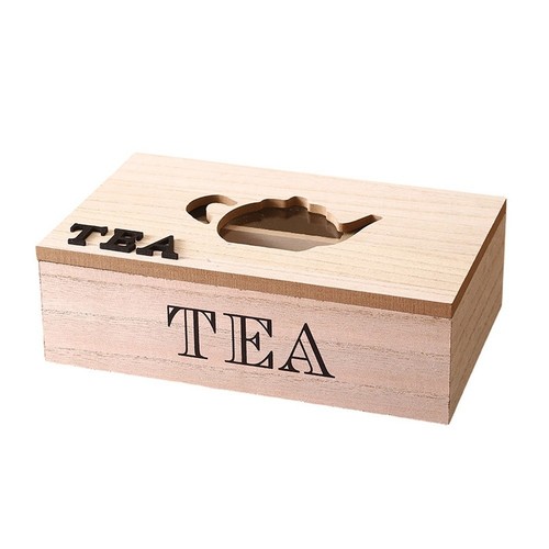 Wooden tea box - wooden,