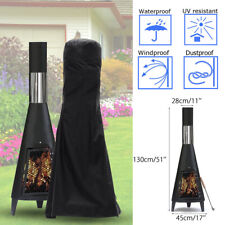 For Chiminea Chimney Fire Pit Patio Heater Cover Fireplace Waterproof Protector
