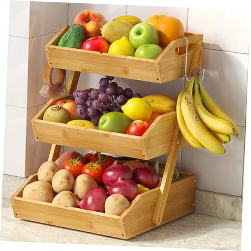 Large bamboo fruit - bamboo, basket