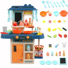 63CM Kitchen Play Set For Kid Girl Boy Pretend Playset Cooking Food Toddler Toys