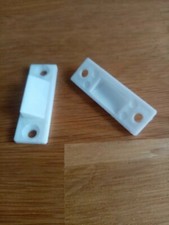 White UPVC Window Locking Wedges - Improves Security and Seal - 5 Pairs