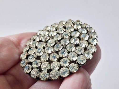 Antique victorian paste brooch - antique,