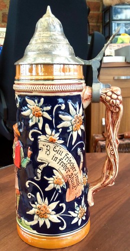 Vintage german hand - vintage, hand-painted