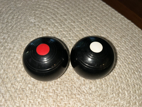 Set lawn bowls hemselite - of,