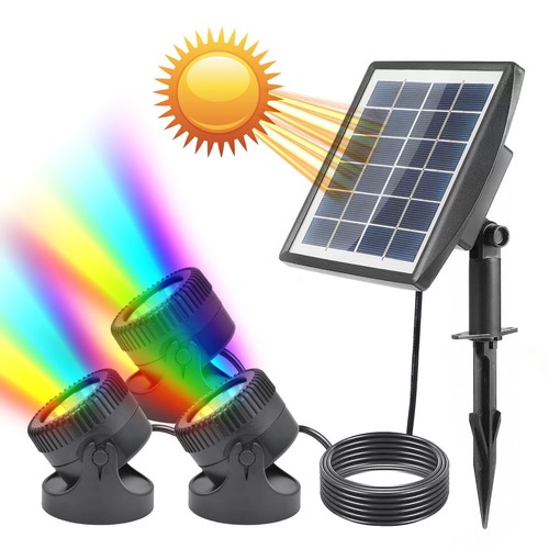 Solar powered pond lights - solar,