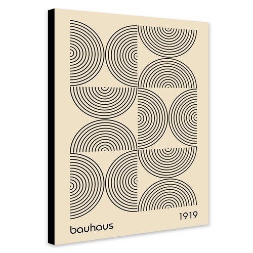 Bauhaus half circles - -,
