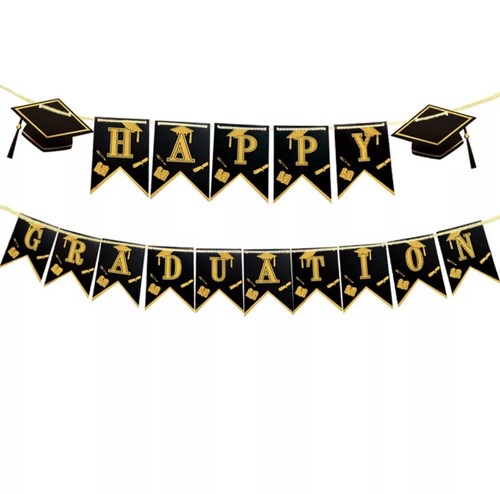 Graduation banner bunting - banner,