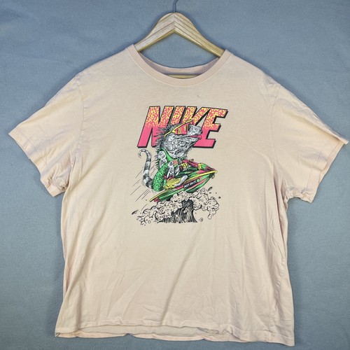 Nike graphic shirt mens xxl - t,
