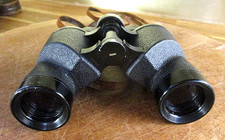 Vintage CANON 8 x 30 COATED BINOCULARS Original Leather Case, 393ft at 1000Yds