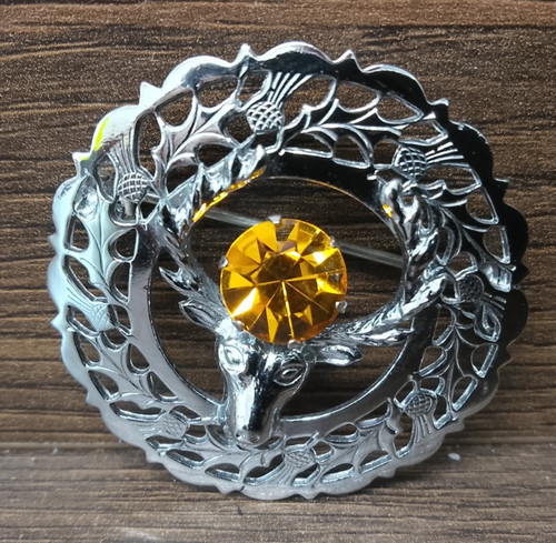 Mizpah scottish brooch - mizpah,