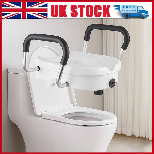 Raised toilet seat - raised, &