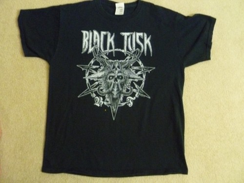 Black tusk shirt - tusk, vintage