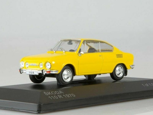Skoda 110r 1970 - skoda, yellow