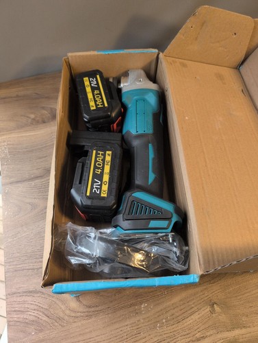 Cordless angle grinder with - grinder,