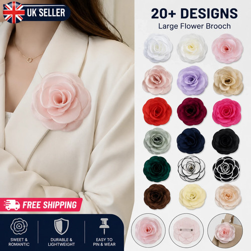 Vintage fabric big rose - big,