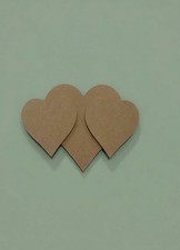 Wooden heart crafts MDF