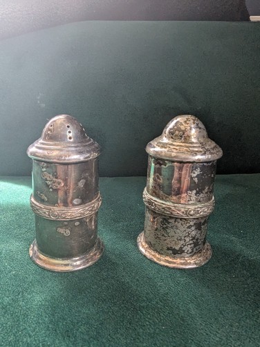 Vintage silver plated salt - vintage,