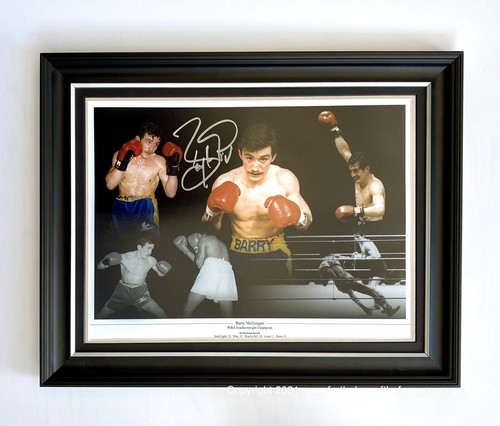 Barry mcguigan hand signed - mcguigan,