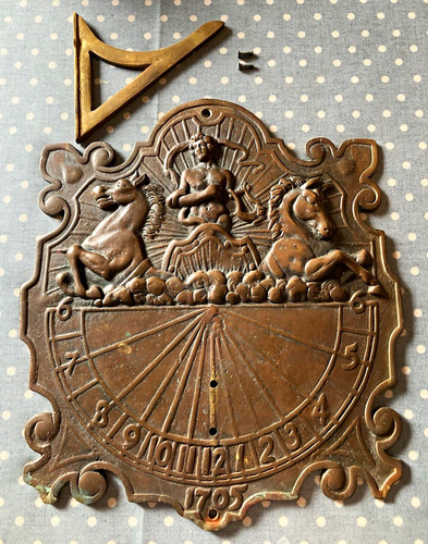 Antique cast brass wall - brass,