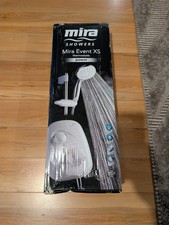 Mira Event XS Rear-Fed White Thermostatic Power Shower - White