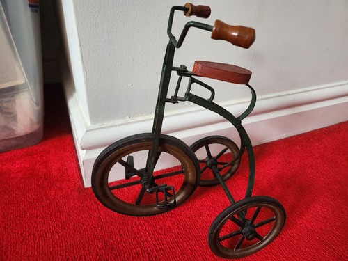 Vintage tricycle ornament - vintage,