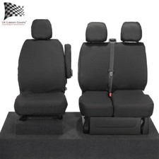 Vauxhall Opel Vivaro Double Cab 2014-19 Waterproof Front Seat Covers 188