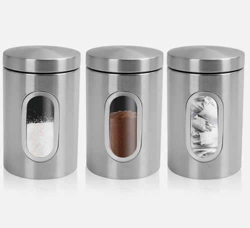 3pcs kitchen canisters - kitchen, tea