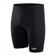 Speedo ECO Endurance + Jammer Men - Black 75cm 30" Waist White Logo