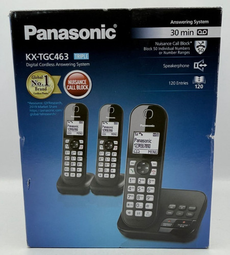 Panasonic tgc463eb triple - kx-tgc463eb,
