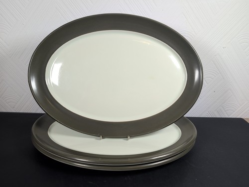 Vintage denby chevron oval - 3x,