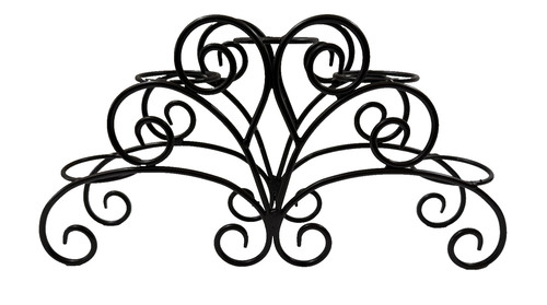 Wrought iron scroll - iron, pillar