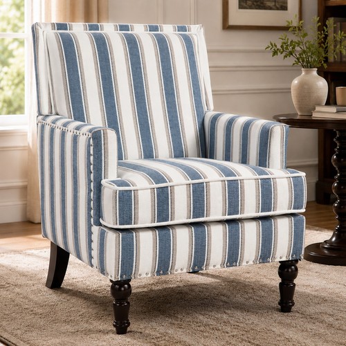 Vintage upholstered accent - vintage,