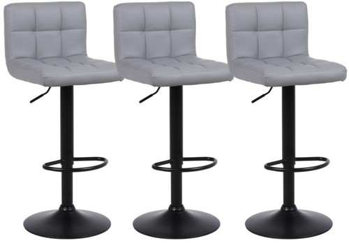 Set grey bar stools - set, of