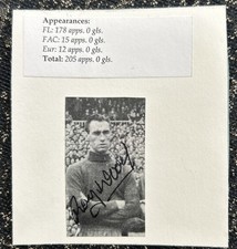 Signed Busby Babes Ray Wood