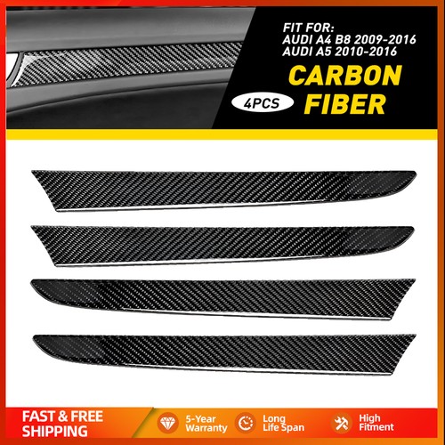 4pcs carbon fiber for audi - carbon,