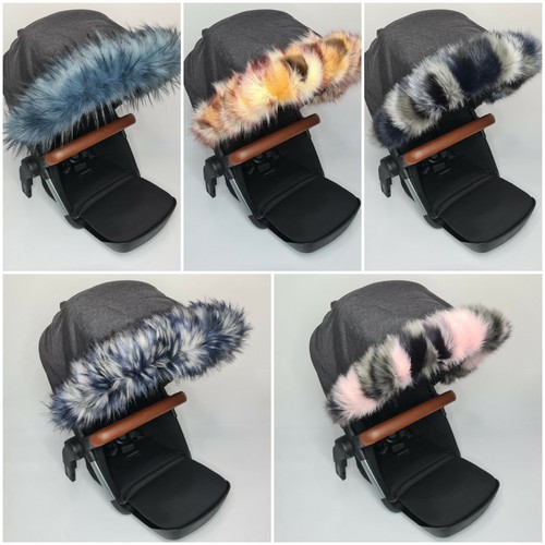 Luxury faux fur - fur, hood