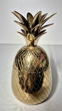 Brass Pineapple With Lid Dring