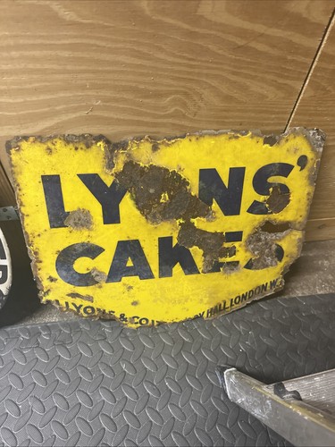 Original enamel sign approx - original,