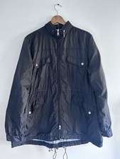 GANT Full Zip Lightweight Wind Showerproof Jacket Coat Hooded Pockets Mens Large