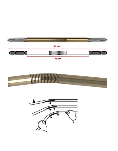 28mm bay window curtain pole - bay,