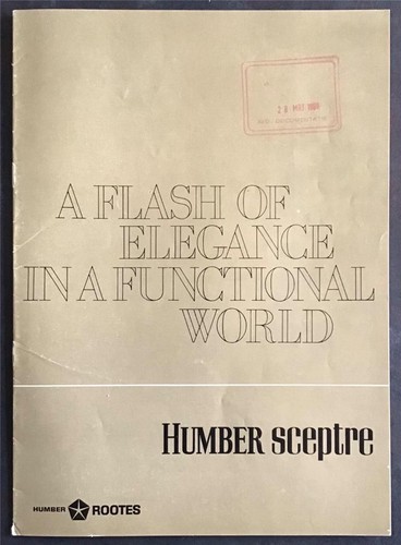 Humber sceptre car - car, sales