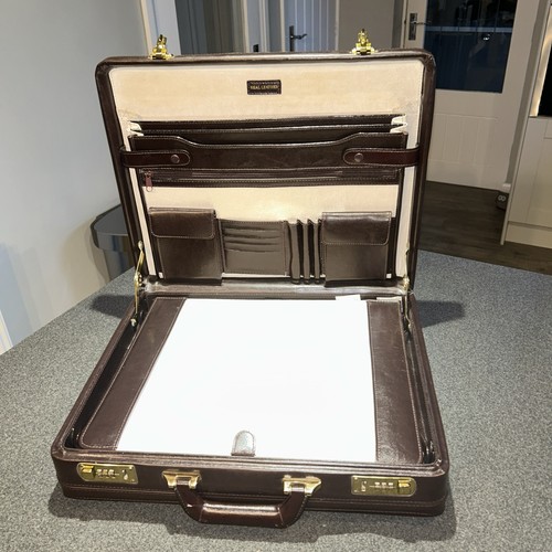 Vintage leather briefcase