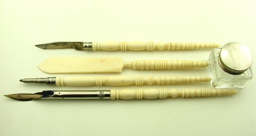 Antique bone writing - writing, dip