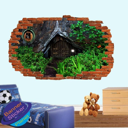 Hobbit house forest - house, 3d
